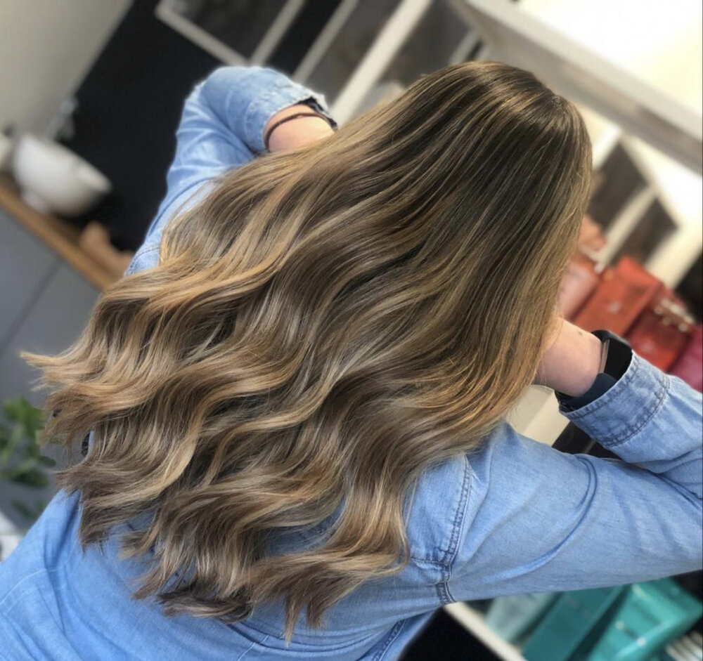 natural looking balayage