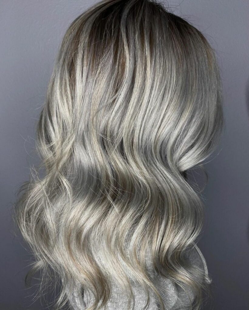 grey highlights