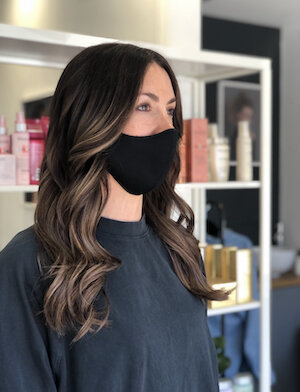 brunette balayage