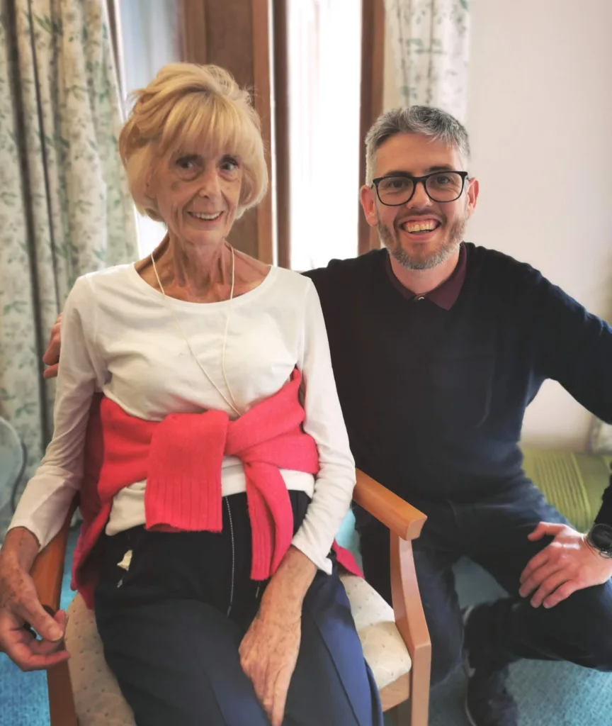 Noel Halligan with Megan, the moment that started Care with Hair