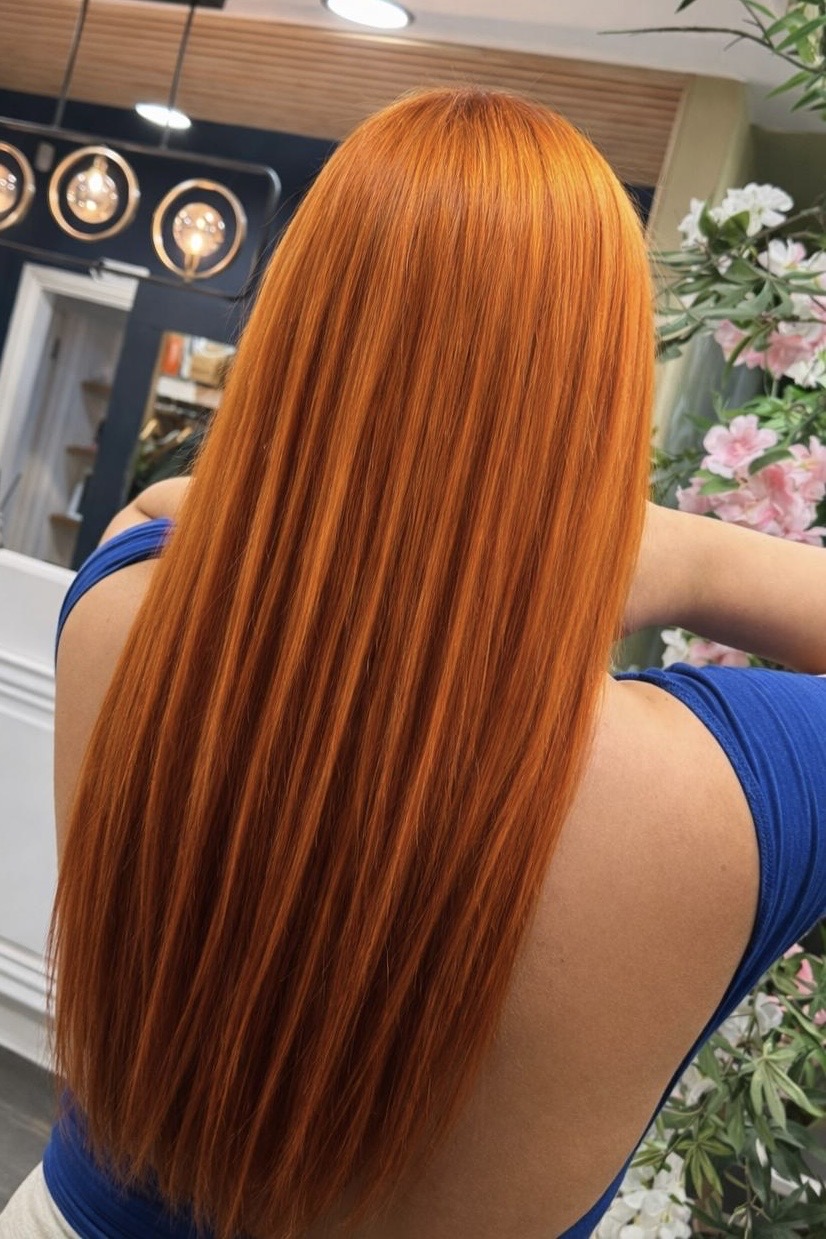 After copper hair transformation at NOCO Hair Bristol