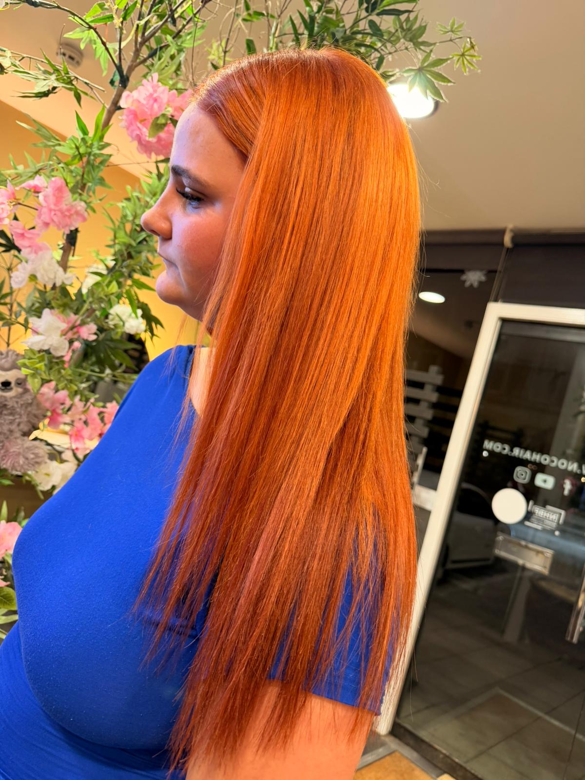 Copper colour result at NOCO Hair Bristol